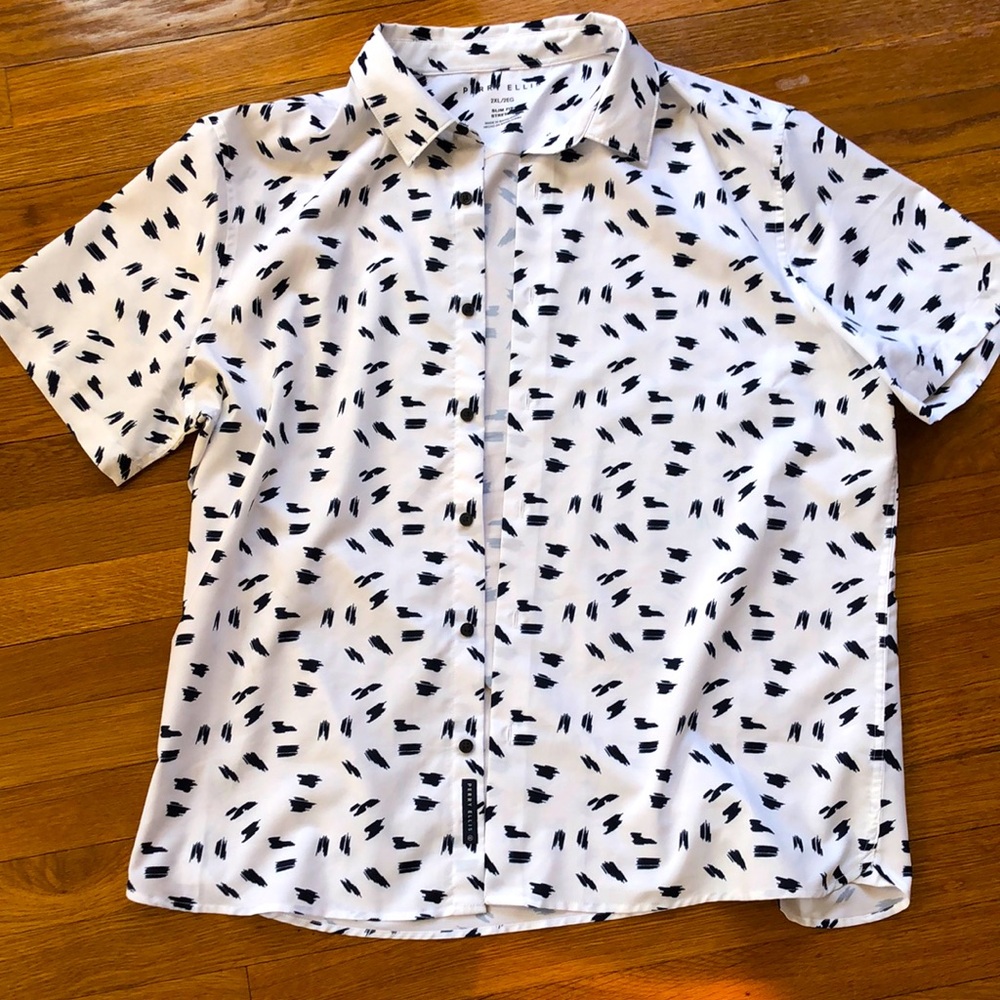 Unique mens collared shirt